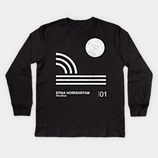 The Diver / Minimalist Graphic Artwork Design Kids Long Sleeve T-Shirt